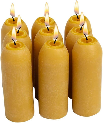 UCO 12-Hour Natural Beeswax Long-Burning Candles for UCO Candle Lanterns and Emergency Preparedness, Made in USA