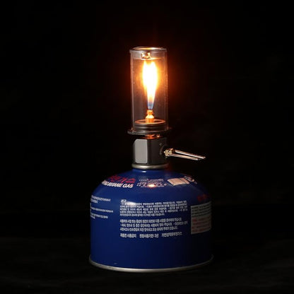 LIXADA Lamp Light Butane Gas Light Lantern Outdoor Use Only for Camping Picnic Self-Driving (Gas Light Lantern)