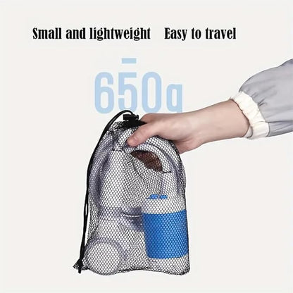 Portable Shower，Outdoor dormitory bath artifact Electric Rechargeable Portable Camping Shower, simple car self-priming shower，pet Shower, Blue