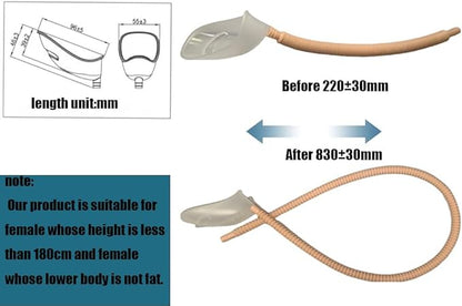 Female Urination Device,Reusable Urinal for Car Travel Women Pee Funnel Allows Women to Pee Standing Up,Women's Urinal for Travel and Outdoor Camping
