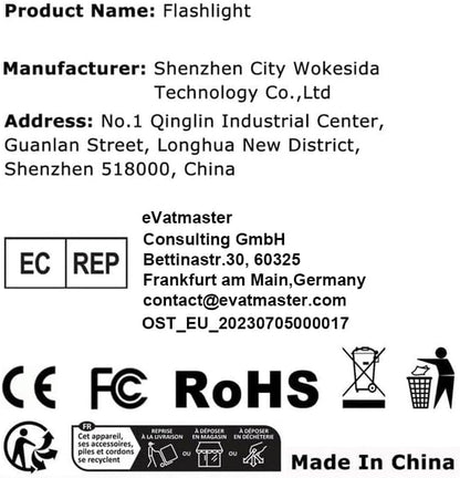 Wurkkos Flashlight WK03-1800 High Lumen Flashlight,SST-40 LED 90CRI 217M 6000K IP68 Waterproof LED Flashlight with Diffuser,EDC Pocket Flashlights 5 Modes for Camping,Home,Emergencies