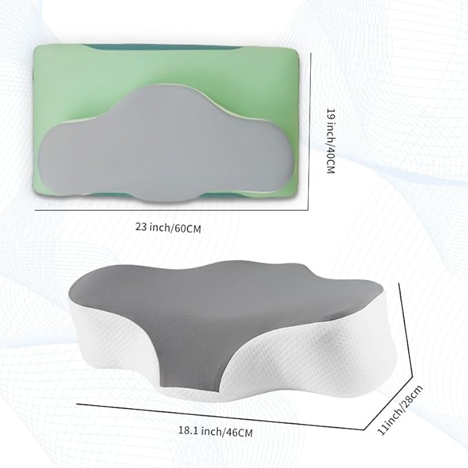 Camping Pillow Lightweight,Easy to Carry,Memory Foam Travel Pillow,Cervical Neck Pillow,Backpacking Pillow,Portable Pillow with Travel Storage Bag, Upgraded Alternative to Inflatable Pillows