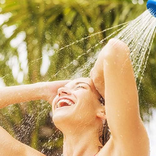 Portable Camping Shower Outdoor Handheld Shower,12V Shower Head with Water Pump and Build-in Water Filtration System for car Washing,Camping,Hiking,Beach,Dog,Flowering Plants