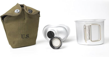 WW2 US Canteen Green Color Reproduction