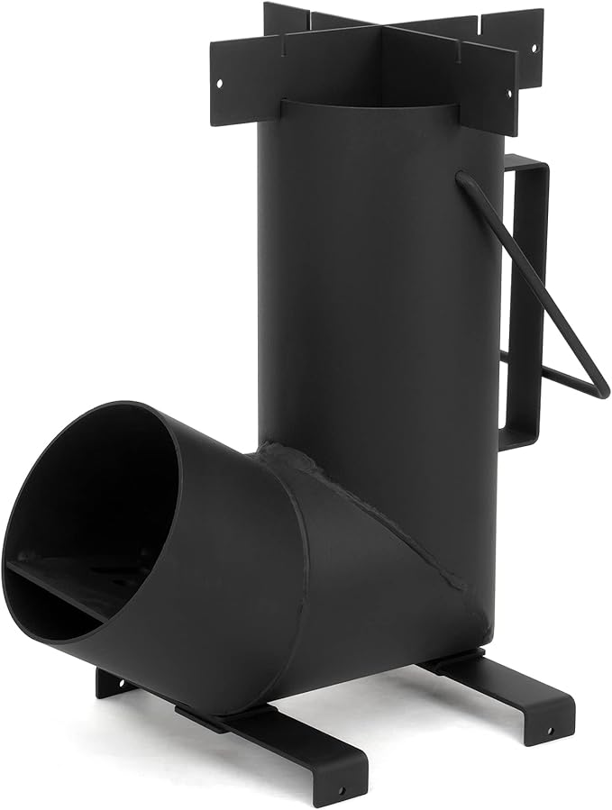 Stanbroil Camping Rocket Stove for Outdoor Cooking, Portable Wood Burning Stove for Backyard, Camp Cooking and Emergency Situations