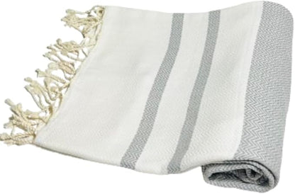 Cotton Travel Towel Quick Drying Camping Pool Hiking Large Size 39" x 78" Compact Vacuum Pack Lightweight Absorbent Breathable Keep Warm Blanket