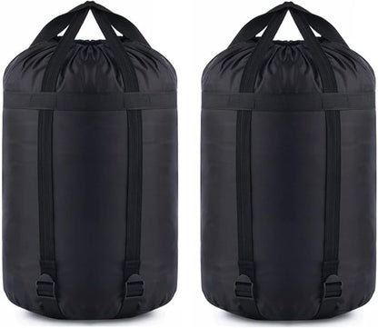 MOOCY Compression Stuff Sack, 16L/45L Sleeping Bag Cover Sack Sleeping Bags Storage Stuff Sack Organizer - Great Sleeping Bags Clothes Camping Hiking Backpacking