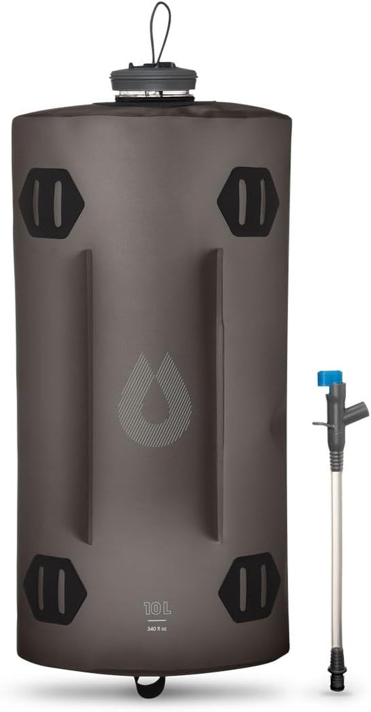 Hydrapak Seeker - Collapsible Water Storage (10L/335oz) - BPA & PVC Free Camping Hydration Reservoir Bag- Mammoth