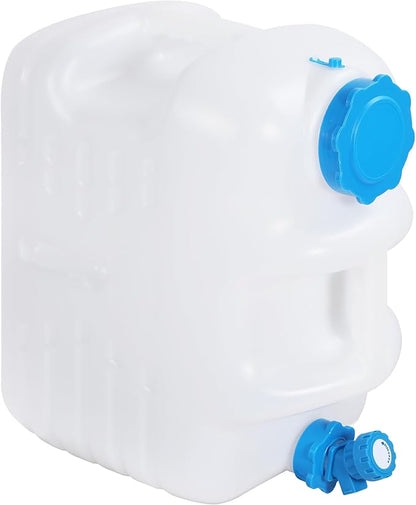 REDCAMP 8.2 Gallon Water Container with Spigot, Portable Emergency Water Storage Tank, BPA Free Water Jug for Camping Outdoor Hiking (31L,White)