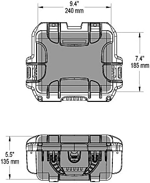 Nanuk 905 Waterproof Hard Case Empty - Black (905-0001)