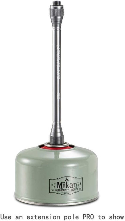 Campingmoon Camping Gas Lanterns Extension Tube, Butane Gas Torch Gas Lamp Extender Pole, Gas Tank Converter Extension Rod