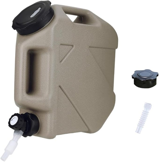 Water Container with Spigot - 2.6Gallon/3.2Gallon Water Jug Portable Camping Water Tank BPA Free - Emergency Water Storage for Camp Outdoor Hiking