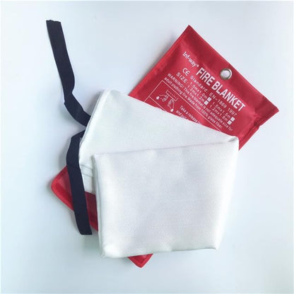 Fire Blanket for Home, Fiberglass Fire Suppression Blanket for Kitchen, Flame Retardant Protection and Heat Insulation Emergency Fireproof Safety Blankets for People (4, S 39.3''x39.3'')