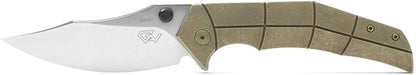 DROP Massdrop + Gavko Thresher Titanium Frame Lock Pocket Knife
