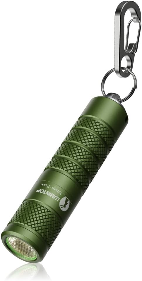 LUMINTOP AA Flashlight - 760 Lumens, Silver Fox 5 Modes, Strong Magnetic Tailcap, Perfect for Outdoor Adventure, Camping, Hiking, Emergencies, and Everyday Carry (Green)
