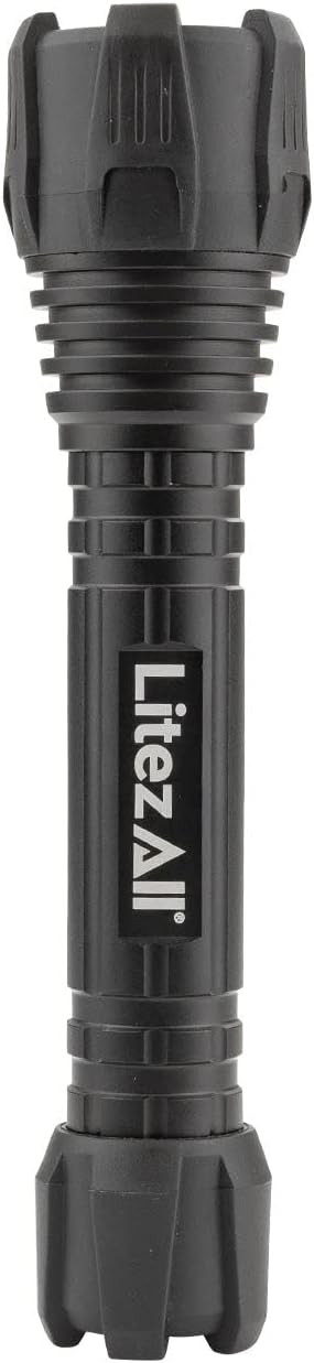 LitezAll 24921-6/12 Nearly Invincible 300 Lumen Tactical Flashlight