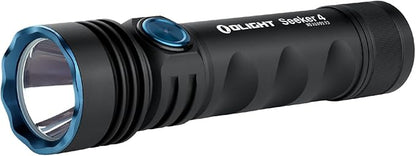 OLIGHT Seeker 4 Rechargeable Bright Flashlights, 3100 High Lumens USB-C Charging Flashlight, 400 Meters Powerful LED Long Rage Flashlight for Emergency, Camping, and Law Enforcement (Matte Black)