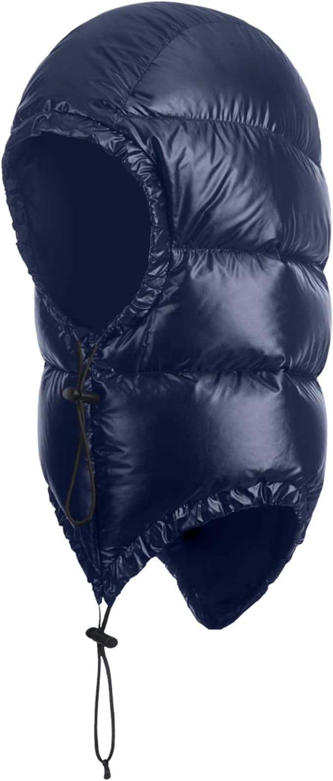 Winter Warm Ultralight Down Hood Waterproof Sleeping Bag Outdoor Camping Windproof Down Cap Hat with Storage Bag