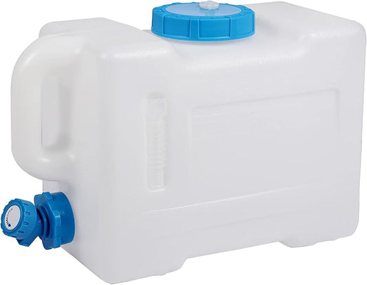 REDCAMP 3.4 Gallon Portable Water Container with Spigot, Water Storage Camp Water Jug for Camping Outdoor Hiking (13L)