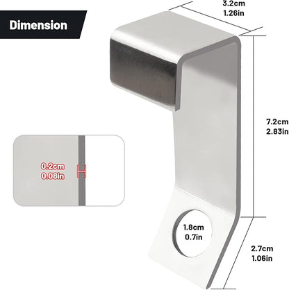 Cooler Lock Bracket, 2 Pack, Compatible with Yeti/RTIC Coolers, Tie Down Kit Made of Premium Stainless Steel