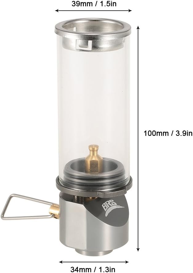 LIXADA Lamp Light Butane Gas Light Lantern Outdoor Use Only for Camping Picnic Self-Driving (Gas Light Lantern)