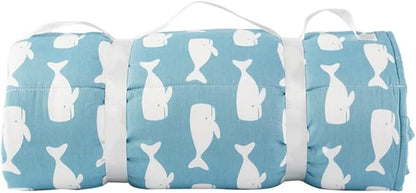 Bunnikins & Clover Toddler Nap Mat with Removable Pillow, Nap Mats for Preschool, Easy Clean Toddler Nap Pad for Kindergarten, Kids Sleeping Bag for Travel Camping