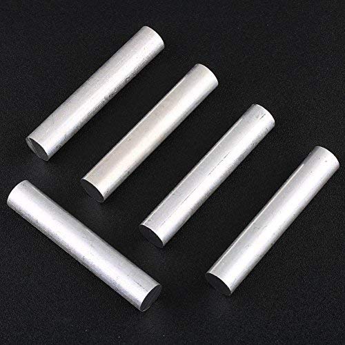 Trolleyshop 5pcs 12mm x 100mm/0.47" x 3.94" High Purity 99.99% Magnesium Metal Rod Mg Fire Starter Survival Emergency Well Sparks for Camping Hiking