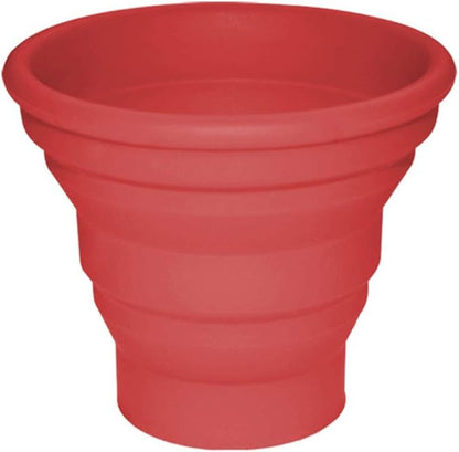 Silicone Collapsible Travel Cup for Outdoor Camping and Hiking (1 Pack) (Red)