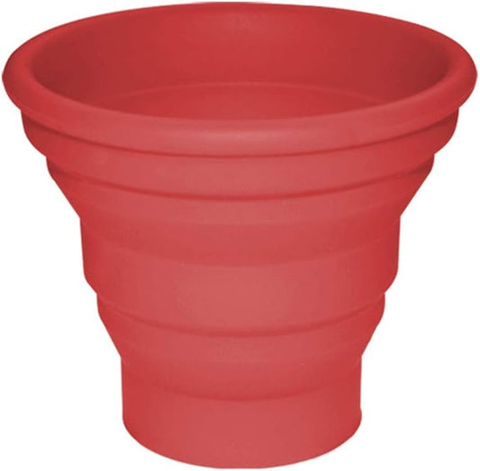 Silicone Collapsible Travel Cup for Outdoor Camping and Hiking (1 Pack) (Red)