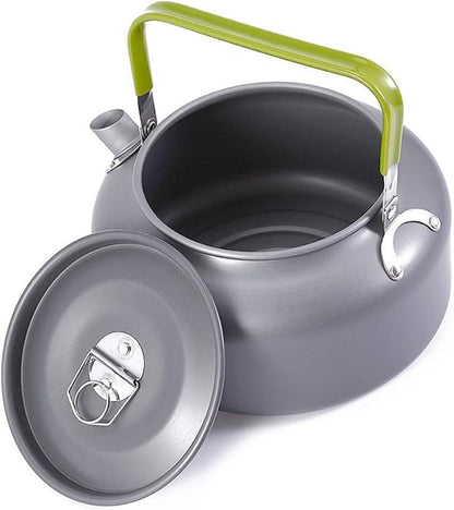 Docooler Tea Kettle, Stainless Steel Teapot, Portable Coffee Pot, Whistling Water Kettle, Camping Picnic Stove Top 0.8L/1.1L/1.2L/1.6L