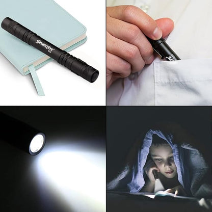Pen Light, LED Pocket Pen Flashlight, 5 Pcs Small Mini Flashlight with Clip, 3 Modes for Camping, Outdoor, Emergency