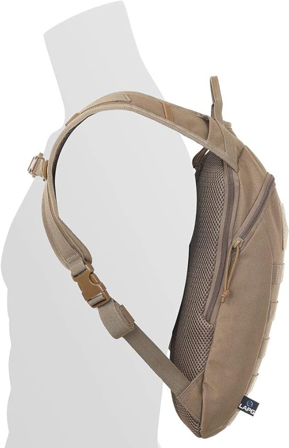 LA Police Gear 2L (70 ounces) 600D Polyester Emergency Hydration Bladder Pack for Running, Hiking, Cycling, Climbing, Camping, Biking, and Tactical,