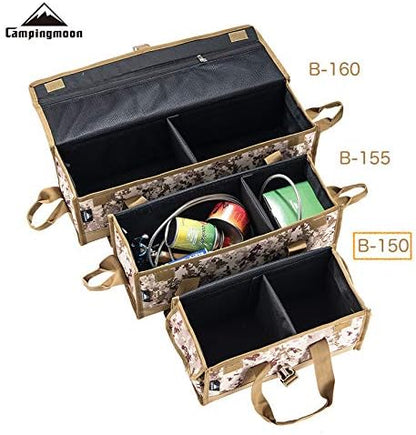 CAMPINGMOON Gear storage box Peg Tent Stake hammer Lantern JP-B-150