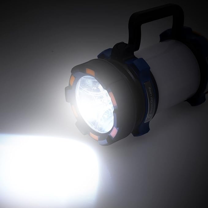 LFI Lights | Home Emergecy Flashlight & Lamp |IPX4 Water Resistant | 2 Way USB Charging | Rechargeable Battery Included | (2 Pack) | RZFLHE-A99