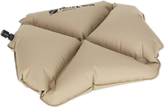 Klymit Pillow X Travel Pillow, Lightweight Inflatable Hybrid Airplane, Backpacking, Hammock, and Camping Pillow