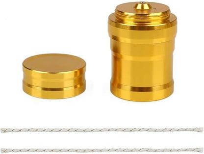 1 Pcs Portable Mini Alcohol Burner Lamp Case Aluminum Alloy Alcohol Stove for Outdoor Camping Picnic Lab Equipment Heating Tool