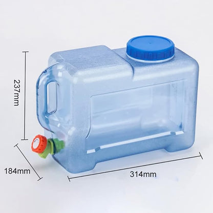 Veemoon Fishing Accessories 2PCS Camping Water Container - 2 Gallon Portable Water Storage Camp Water Jug with Spigot, for Outdoor Camping Picnic Emergency Water Storage Camping Accessories