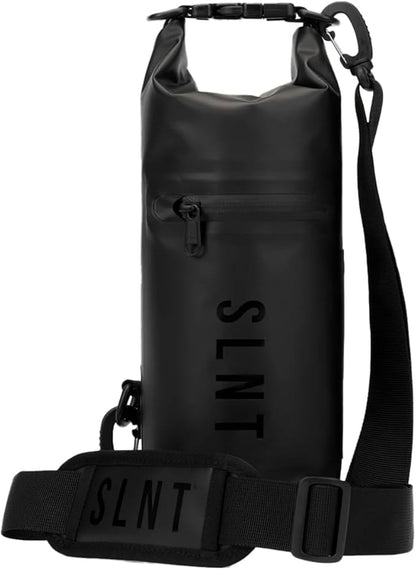 Silent Pocket SLNT Waterproof Faraday Dry Bag Military-Grade Nylon 2.5 Liter Faraday Bag - RFID Signal Blocking Dry Bag/Waterproof Backpack Protects Electronics from Water, Spying, Hacking