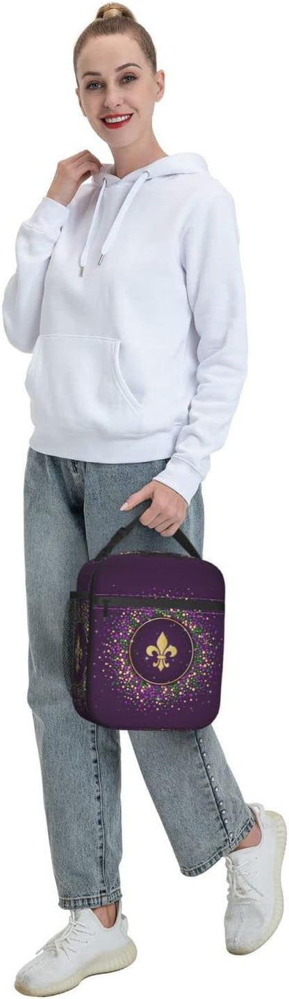 Carnival Lunch Box Reusable Insulated Lunch Bag Thermal Cooler Tote For Boys Girls Teen School Men Women Picnic Travel Hiking