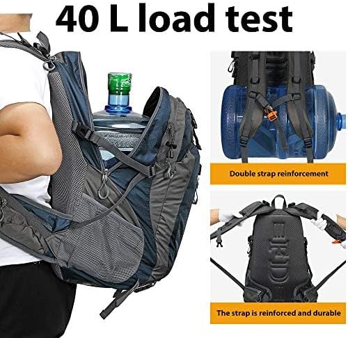 40L Waterproof Lightweight Hiking,Camping,Travel Backpack for Men Women