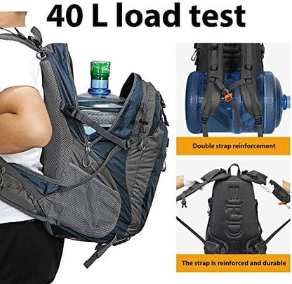40L Waterproof Lightweight Hiking,Camping,Travel Backpack for Men Women