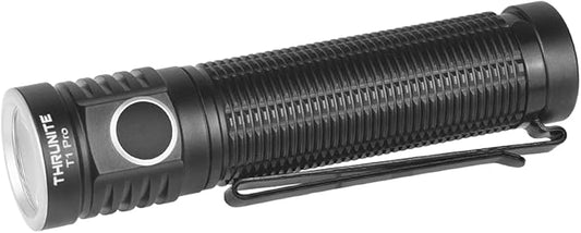 ThruNite T1 Pro High 1920 Lumens Rechargeable Flashlight with USB C Cable, Stepless Dimming,196-Meter Long Beam Distance Pocket Flashlight for EDC, Outdoor, Camping and Emergency (Cool White)