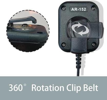 BAOFENG UV-5R Tactical Microphone Speaker Volume Adjustable Handheld for GMRS Ham Radio BF-F8HP UV-82 BF-888S
