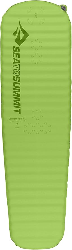 Sea to Summit Comfort Light Self-Inflating Foam Sleeping Pad for Camping and Backpacking, Regular (72 x 20 x 2 inches)
