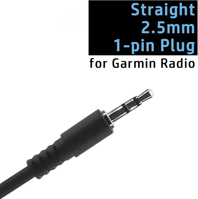 2 X Earpiece for Garmin Radio Rino 110 120 130 520 530 610 650 655 700 750 755T Walkie Talkie 2.5mm 1-pin Clip Ear Hook Hanger Headset (D-Style) (D-Style)