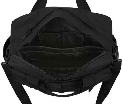 LAPG Camping Jumbo Bail Out Bag - Survival Range Gear With Multiple Pockets, Multi-functional Hiking Bug Out Bag, Black