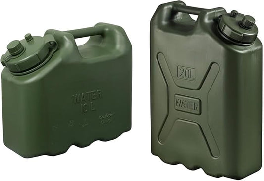 Scepter 2.5 Gallon True Military BPA Free Water Container, Food Grade Water Jug for Camping and Emergency Storage
