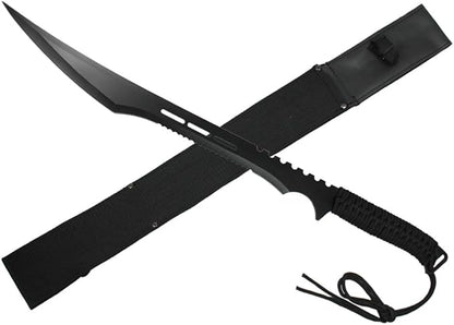 Fantasy Fixed Blade Machete with Nylon Carrier. for Camping, Collections, Outdoor Sports, Gifts
