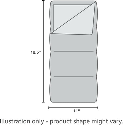 Coleman Big Bay 20°F Sleeping Bag, Adult Mummy Sleep Sack with Headrest