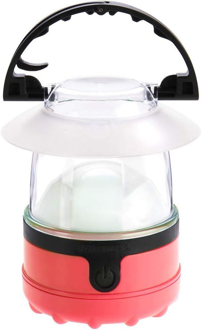 Dorcy 41-3019 4 LED Mini Lantern with Hanging Hooks and Batteries, Assorted Colors, clear (Pack of 3), Green